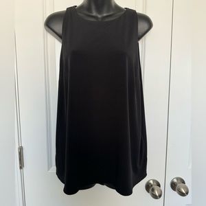 Express women’s double lined fancy high neck tank - size L